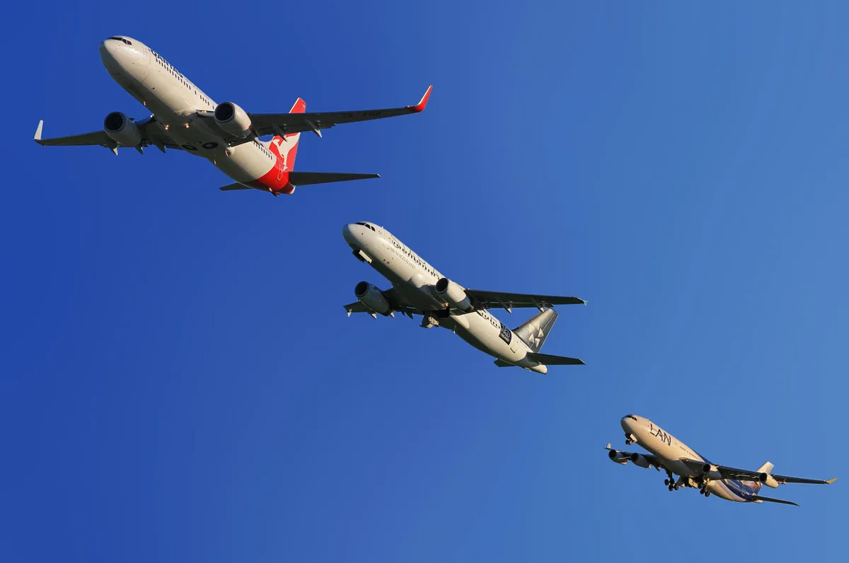 aircraft in flight