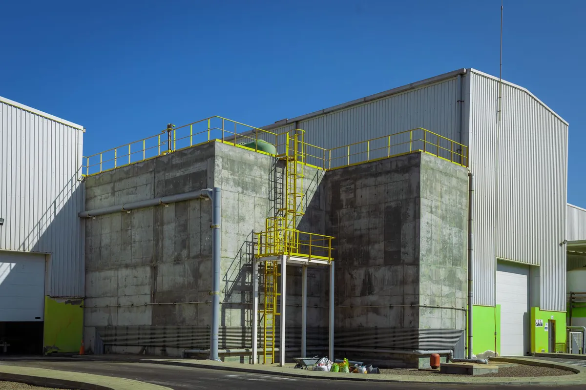 warehouse facility exterior