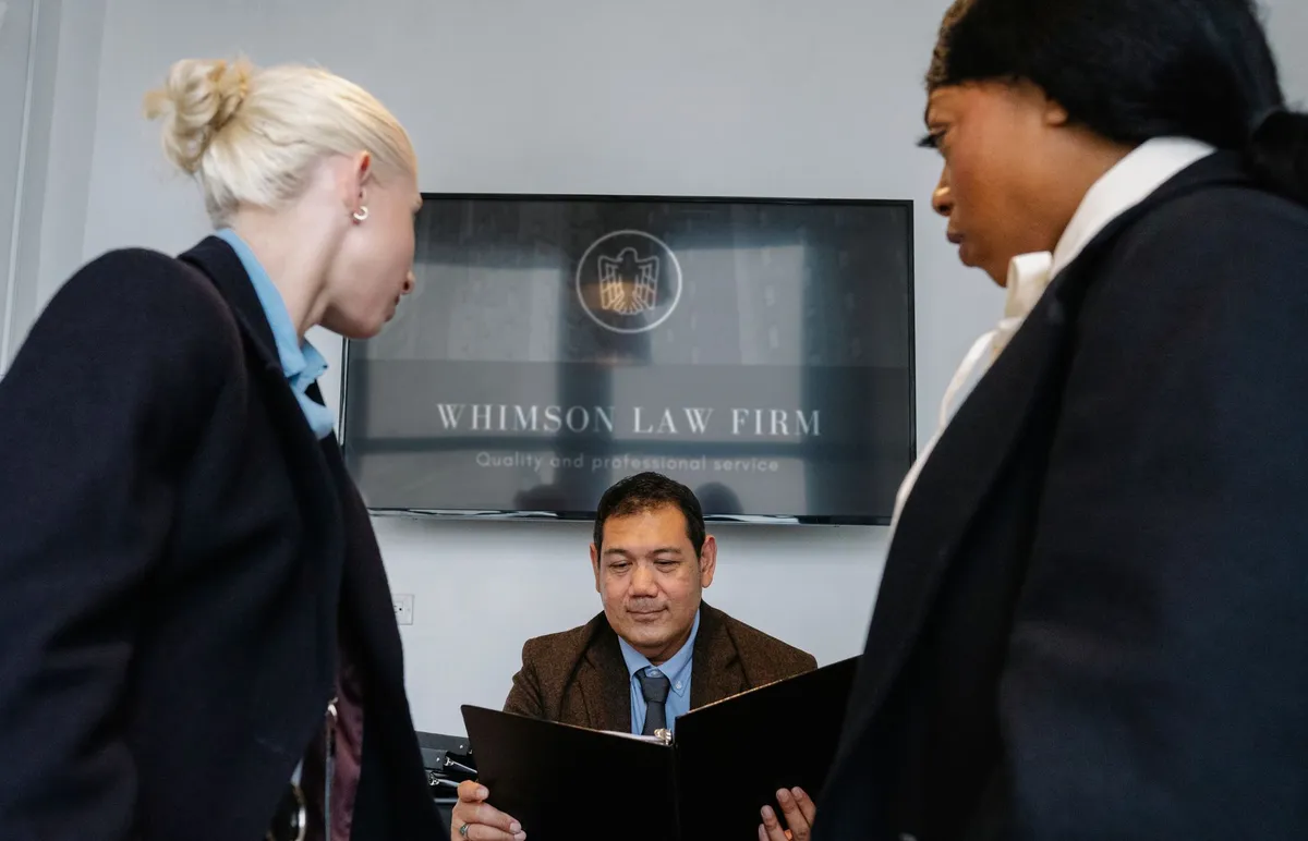 business meeting with legal team