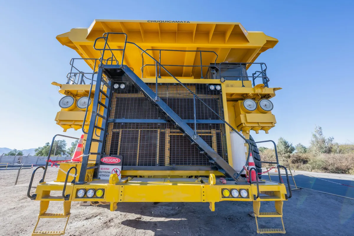 mining operation in Chile