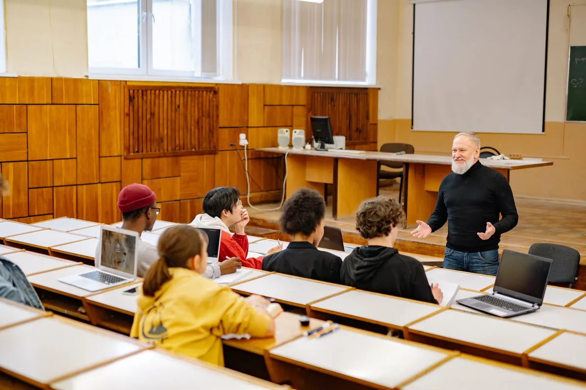community college classroom