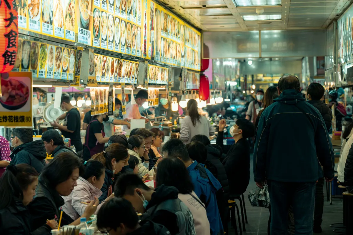 Costco food court bustling
