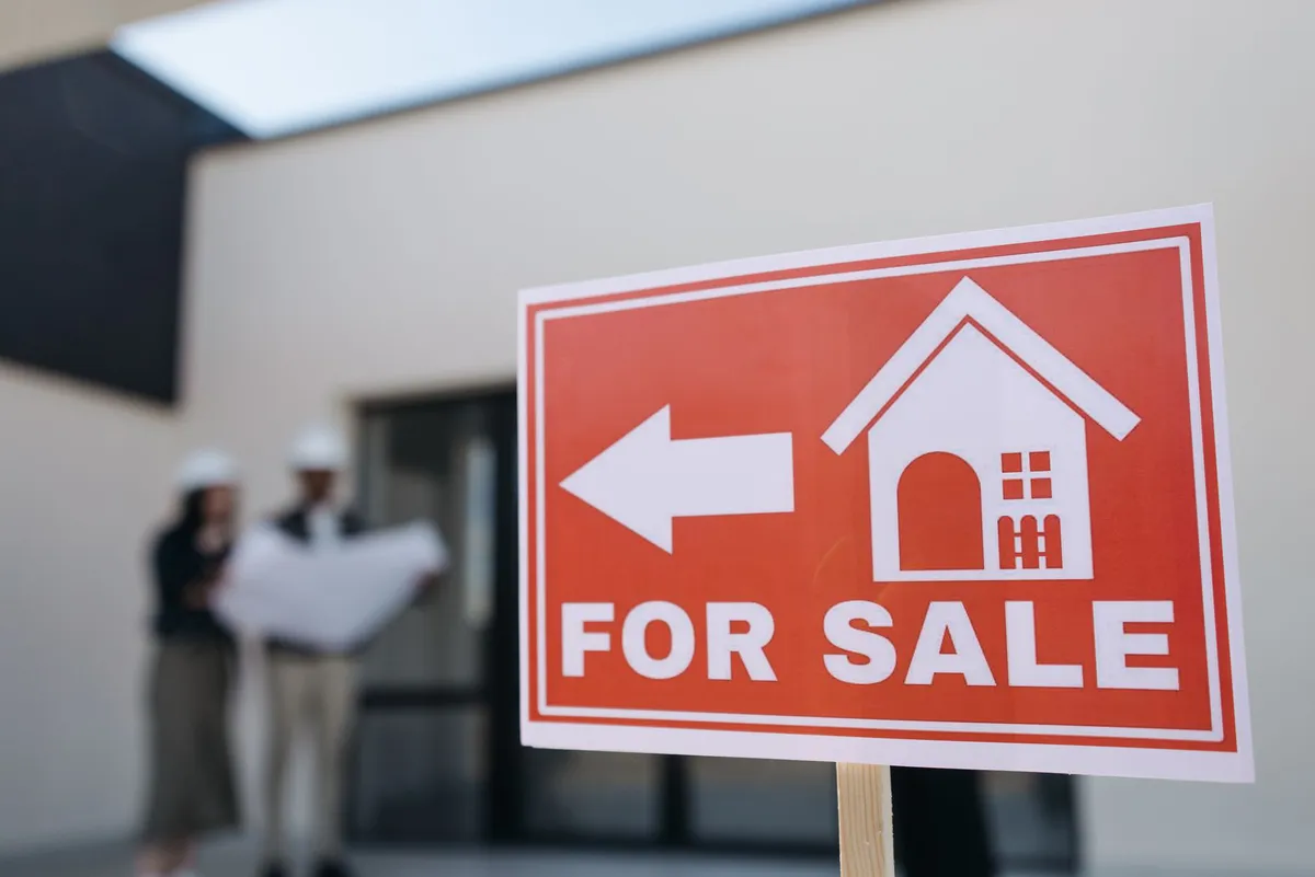 home for sale sign