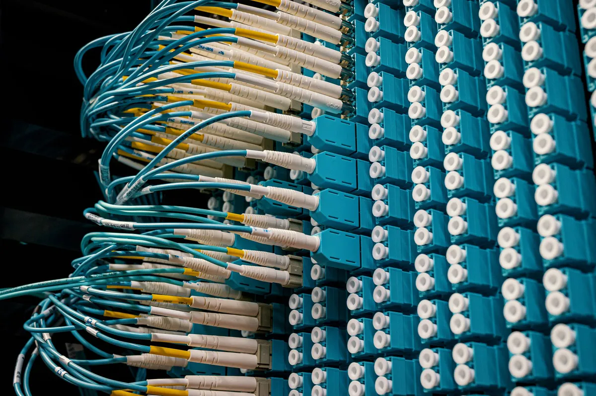 data center with optical networks