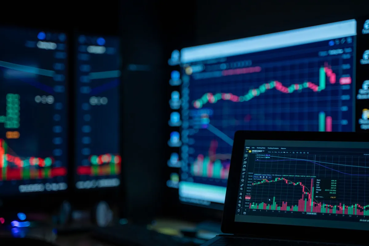 stock trading desk