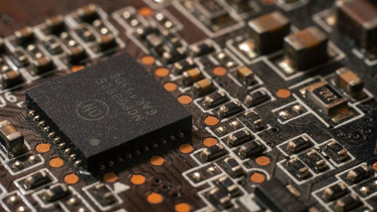 AI chip technology concept