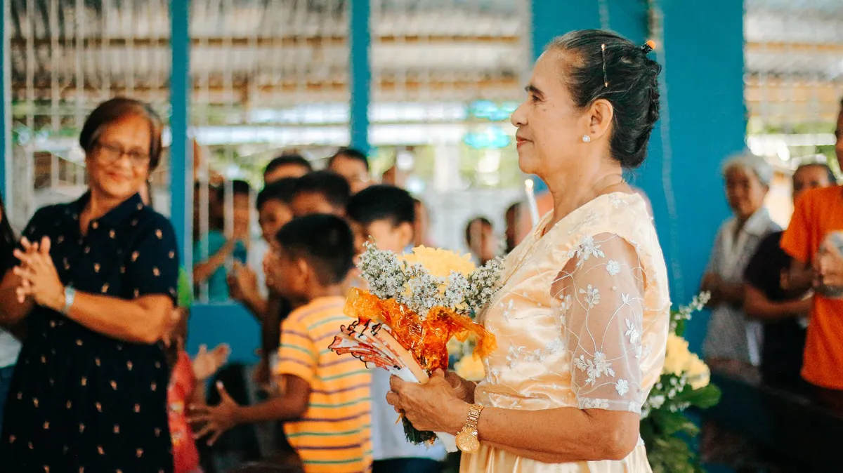 intergenerational family gathering
