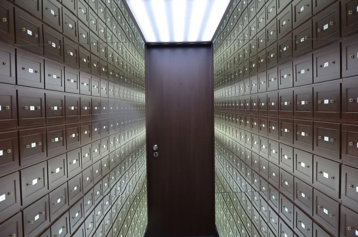 bank office interior