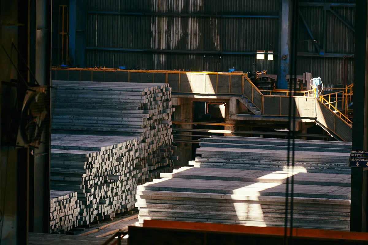 steel production facility