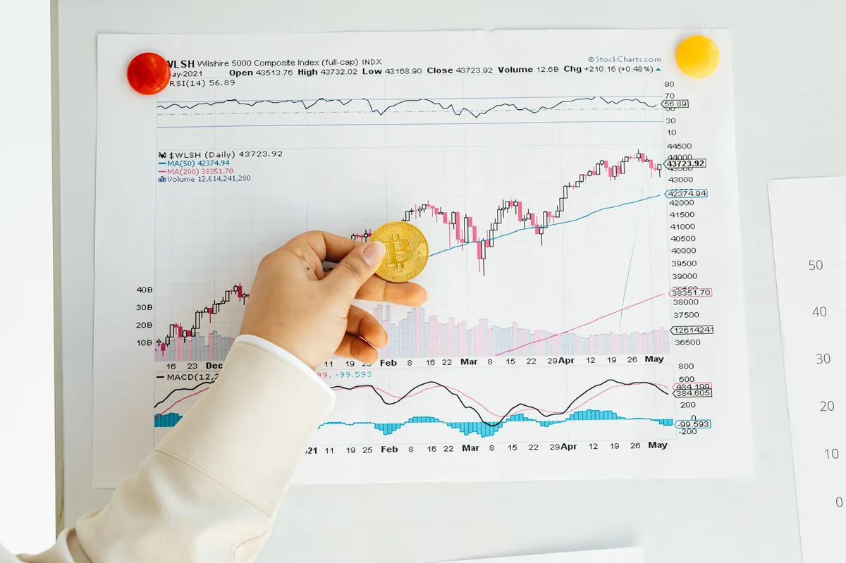 Bitcoin price graph