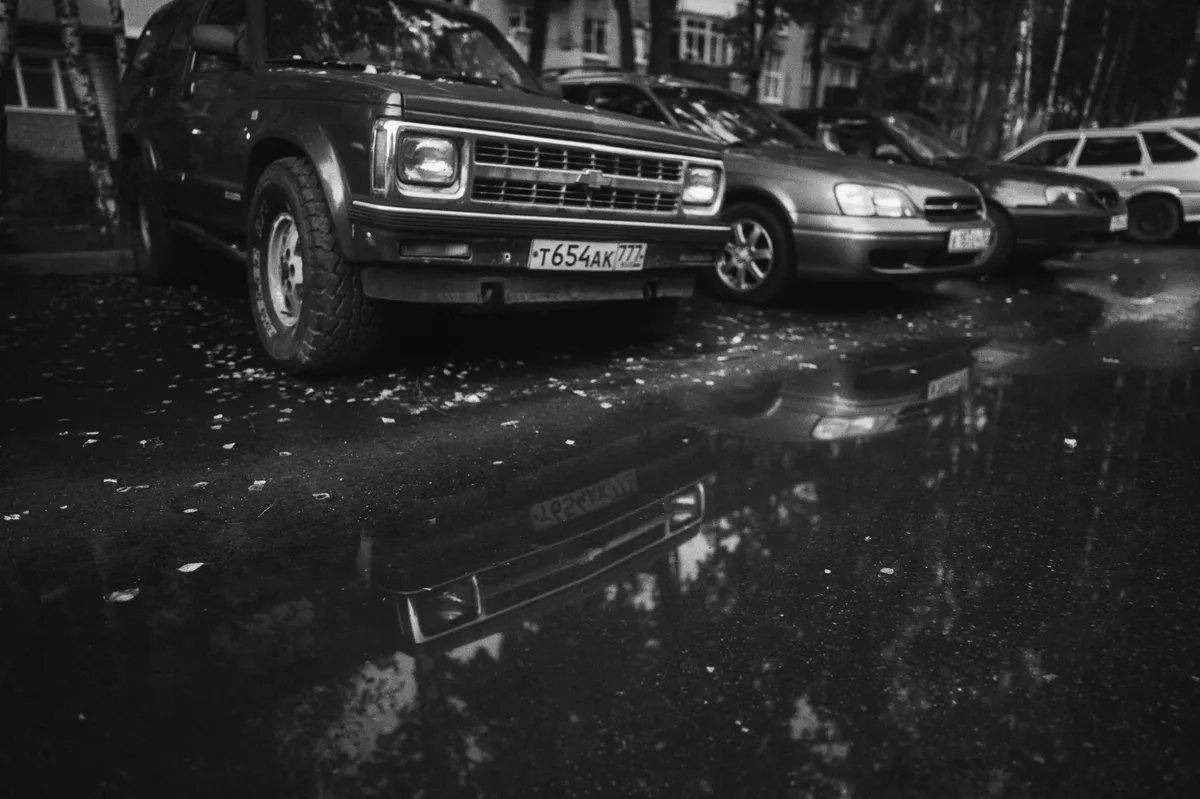 car parked outdoors