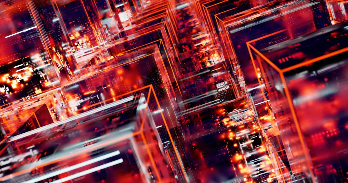 blockchain technology visual