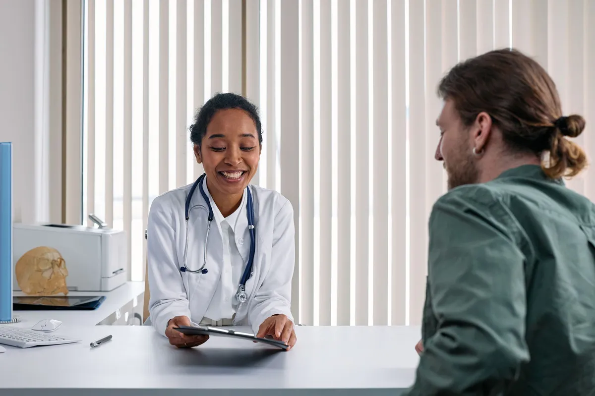 patient consultation with physician