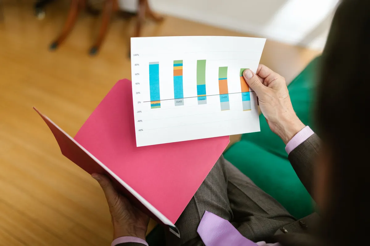 man reviewing investment portfolio
