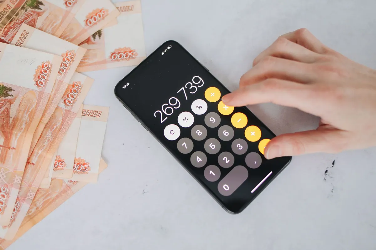 budgeting app interface