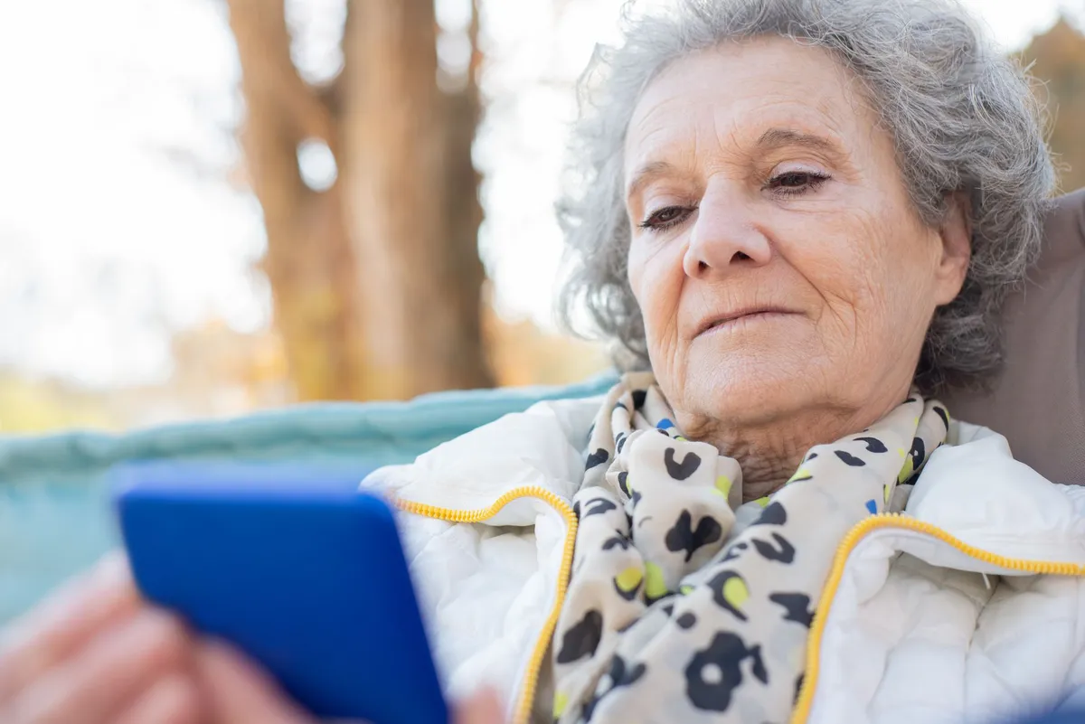 senior citizens using technology