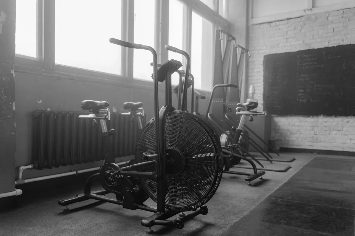 gym interior with equipment