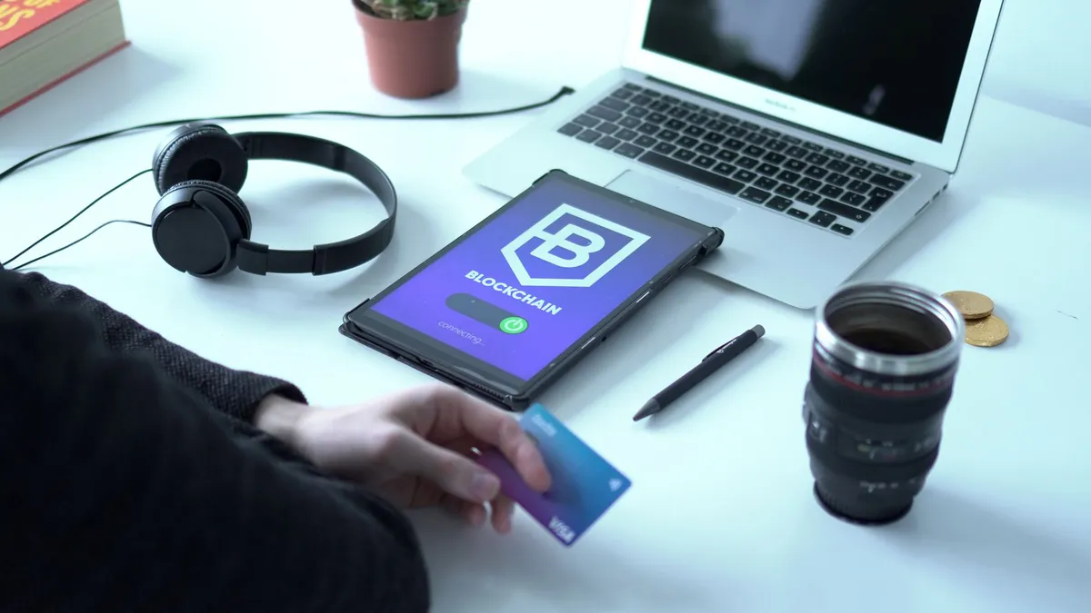 cryptocurrency transaction graphic