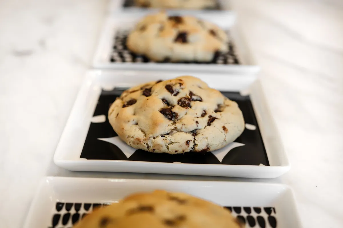 cookie on plate