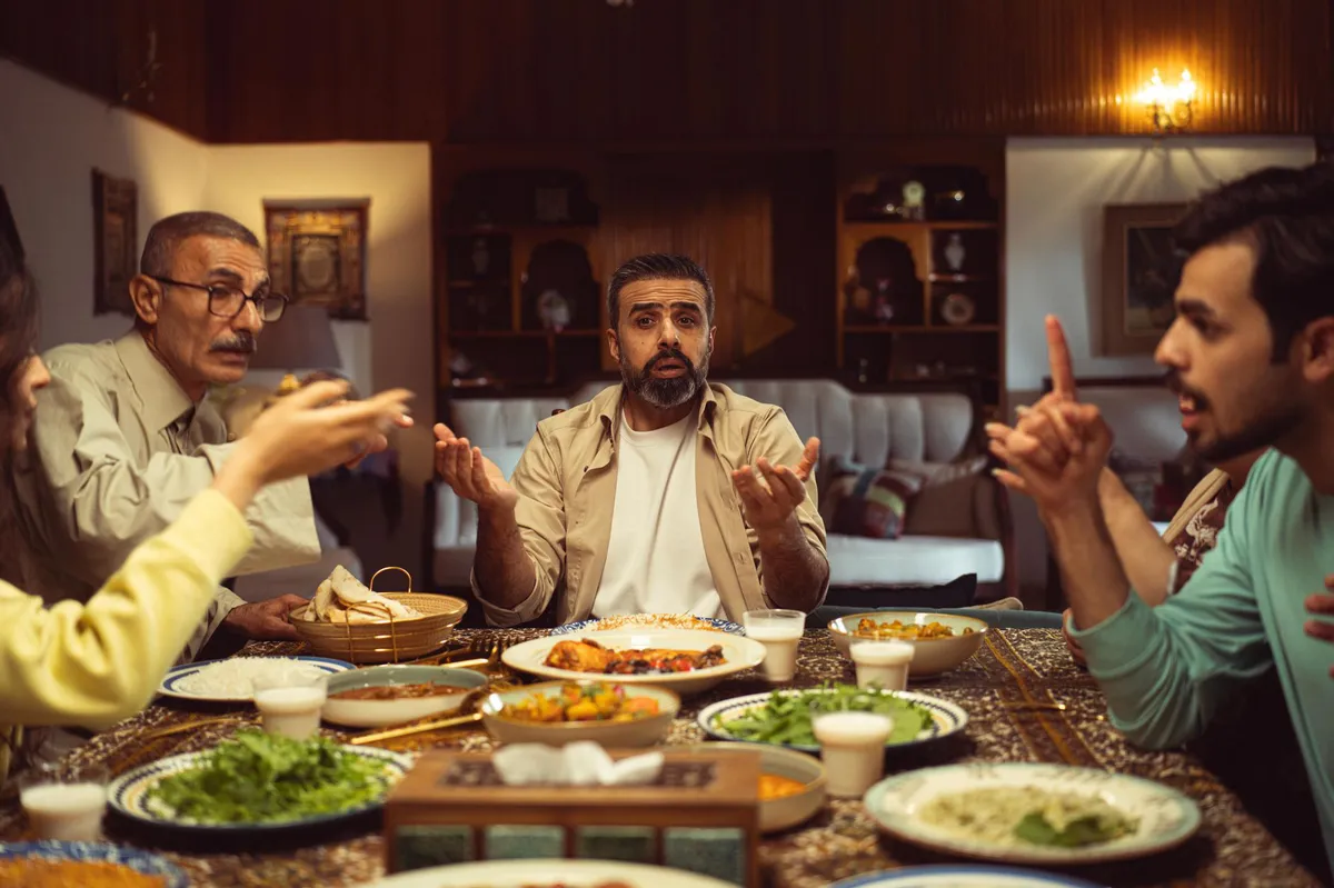 family gathering dinner