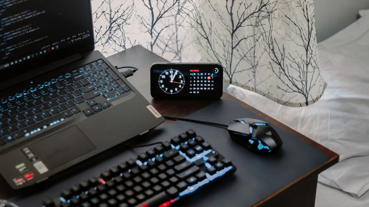 modern home office setup