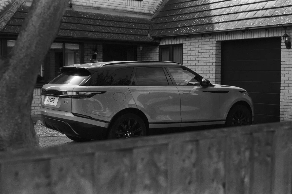 family SUV on driveway