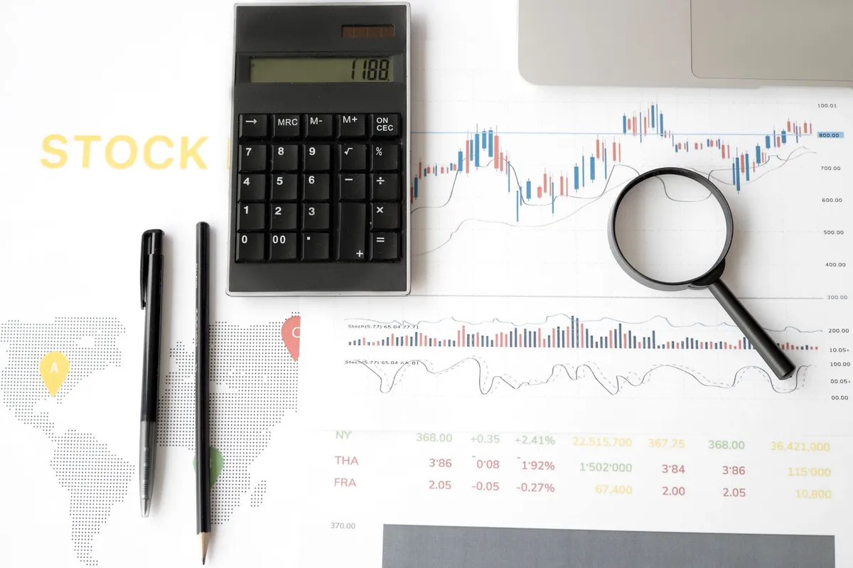 financial chart analysis