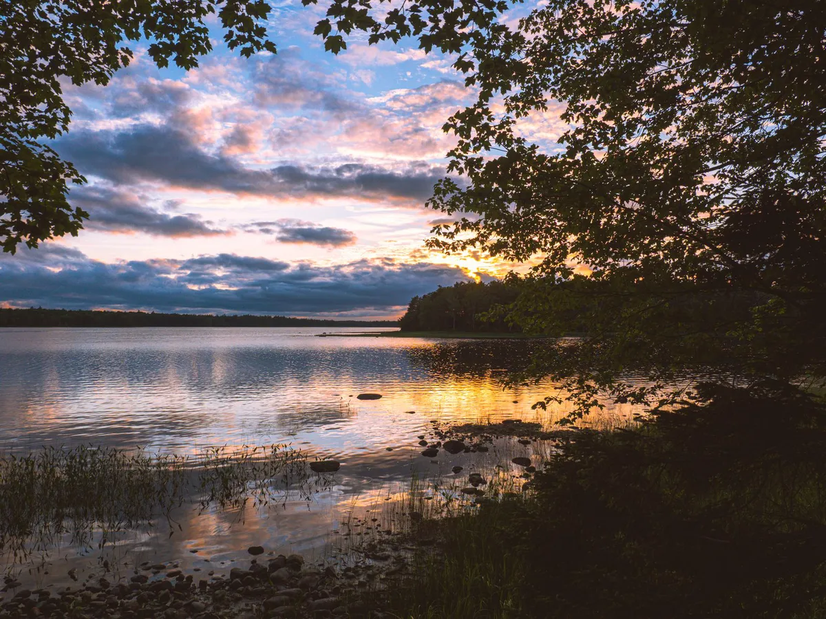 serene nature scene for reflection