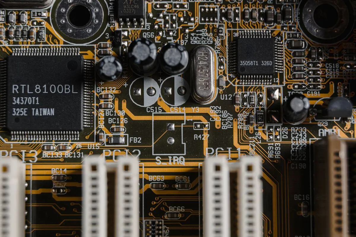 semiconductor technology closeup