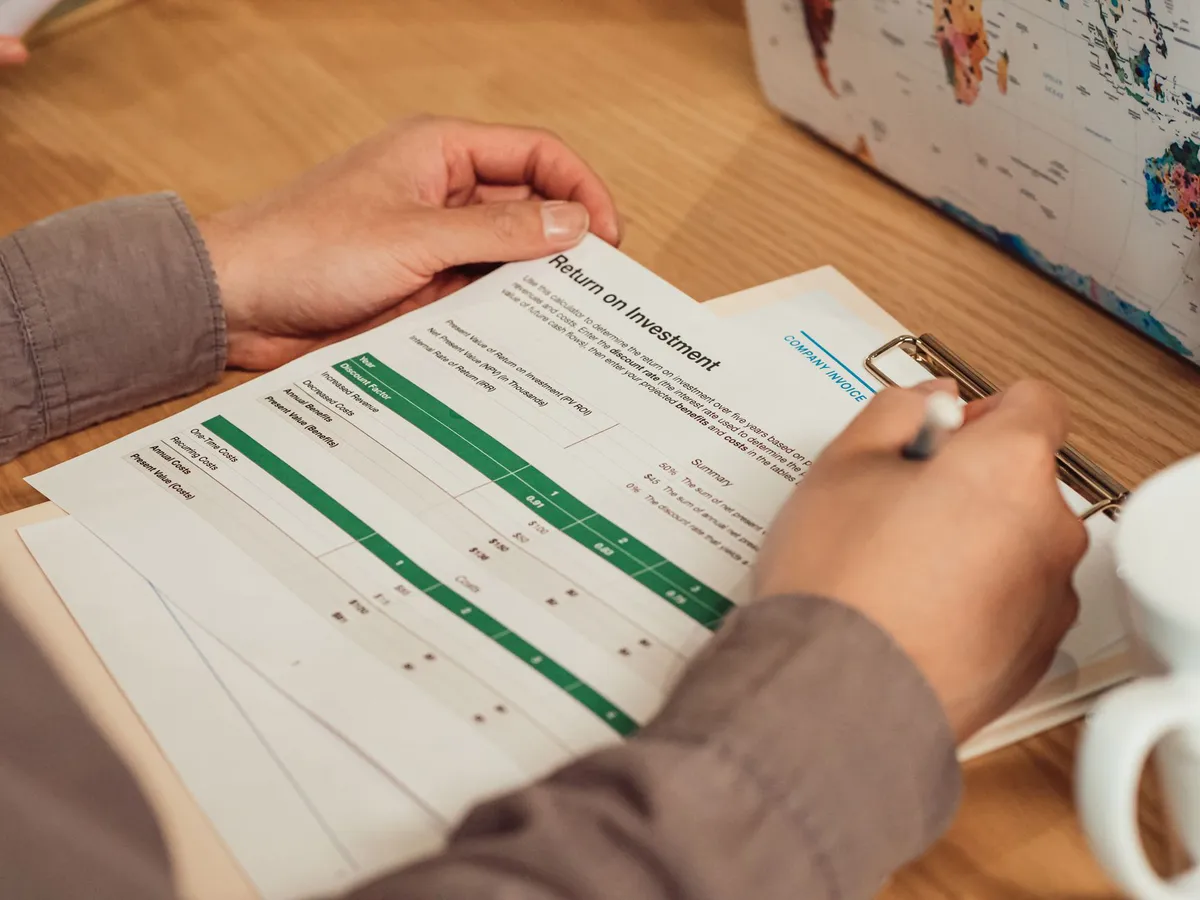 financial planning desk
