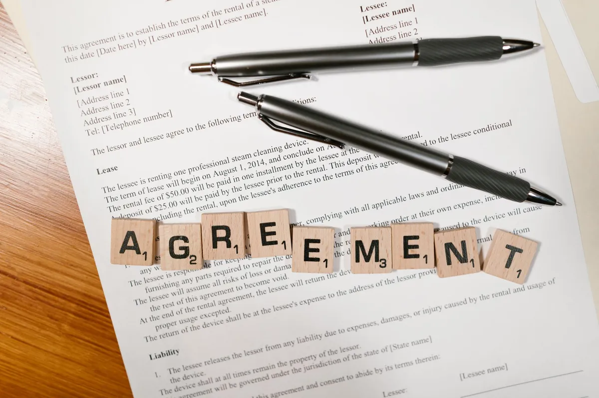 oil and gas lease signing
