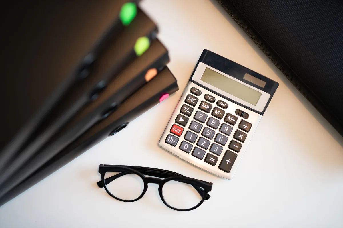 calculator and home model