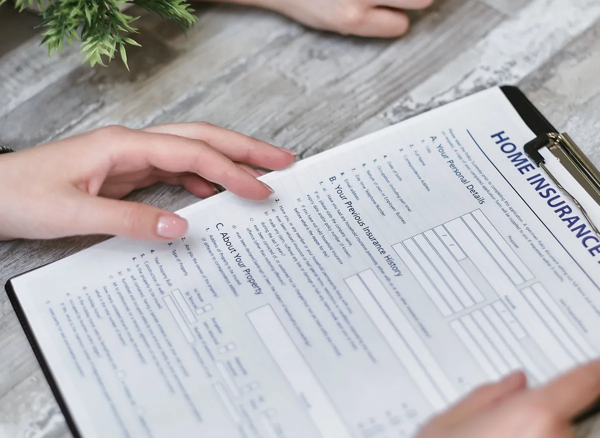 home insurance paperwork