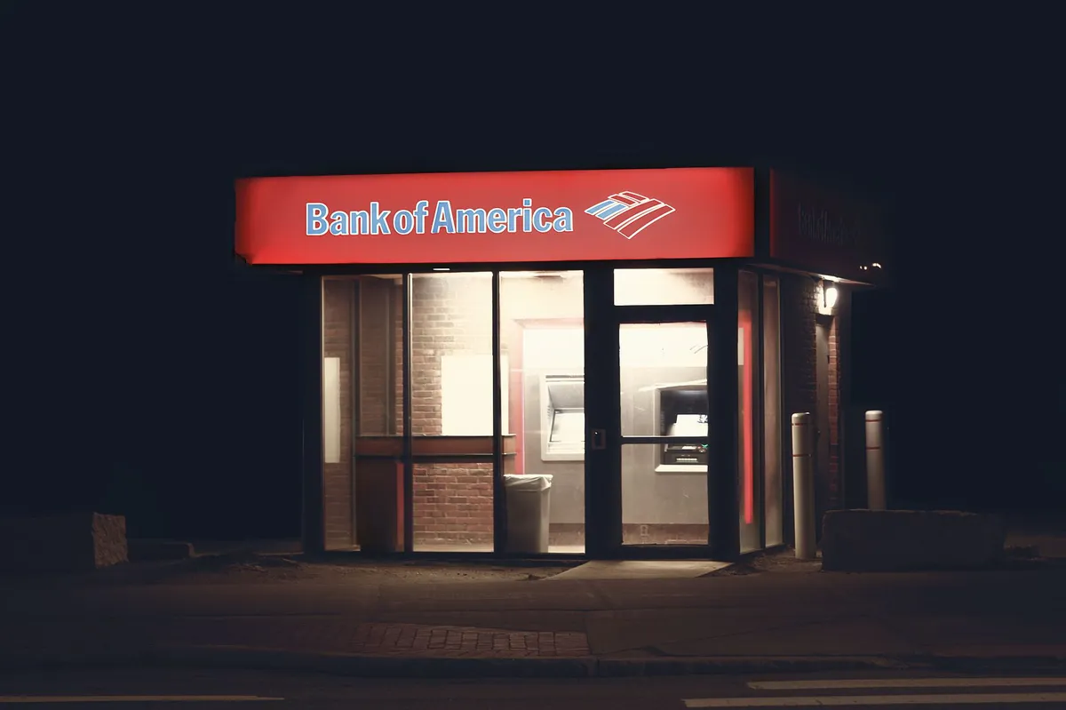 bank ATM exterior