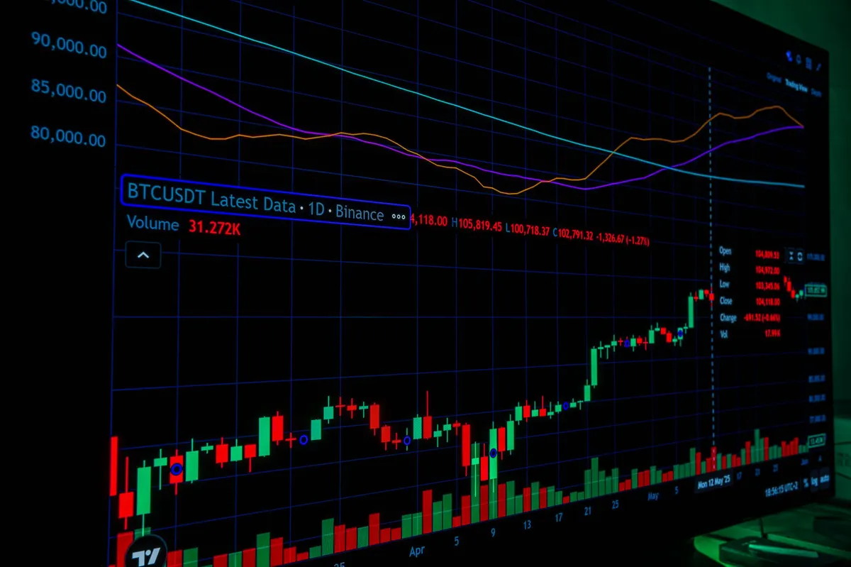 cryptocurrency trading screen
