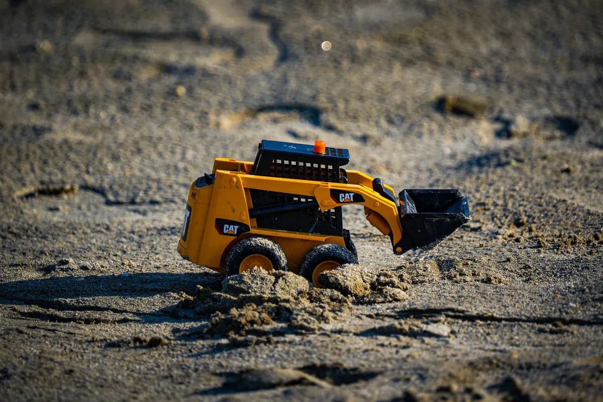 construction equipment in action