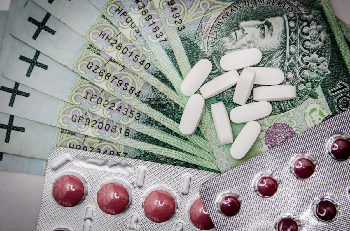 medical bill closeup