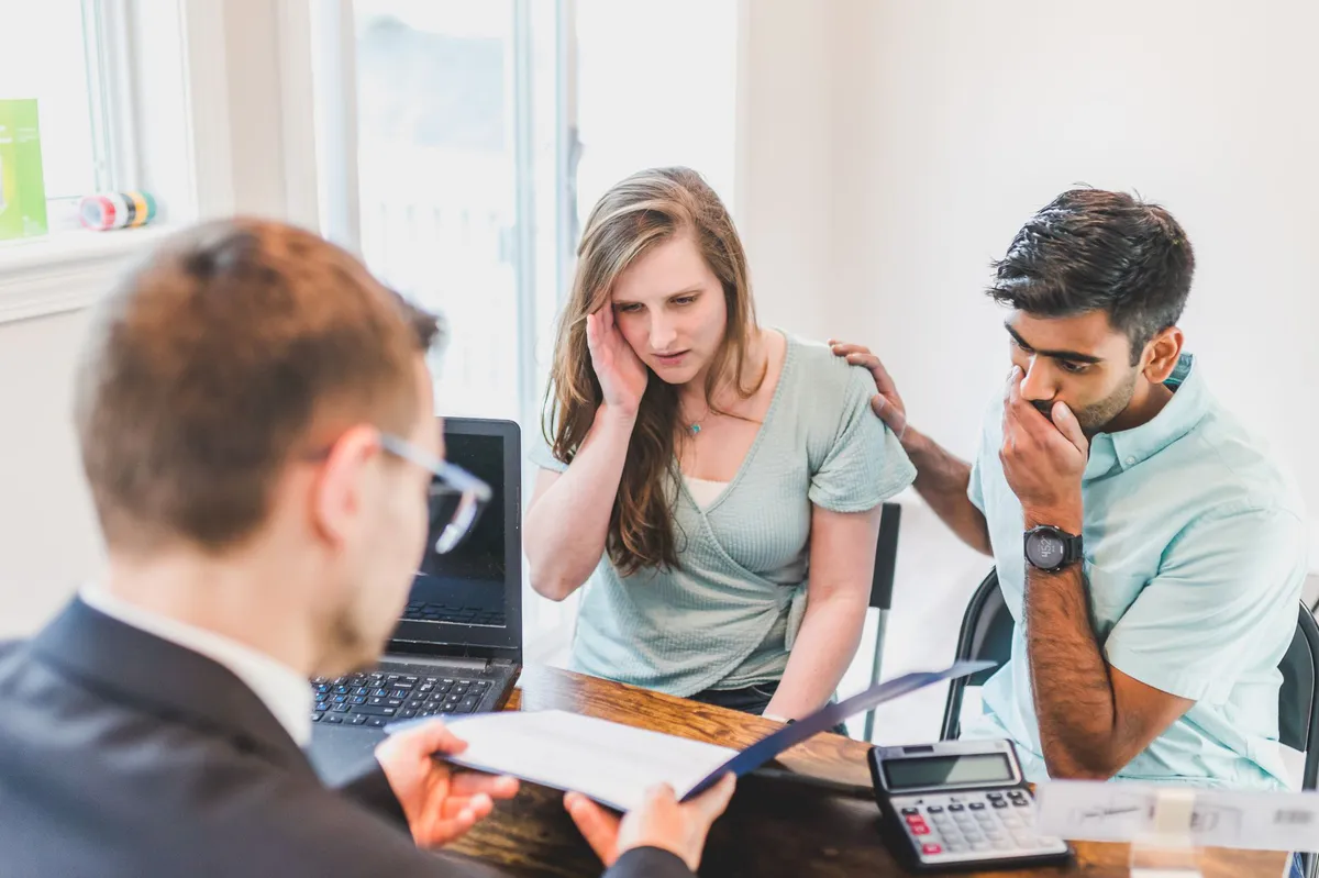 worried family meeting financial advisor