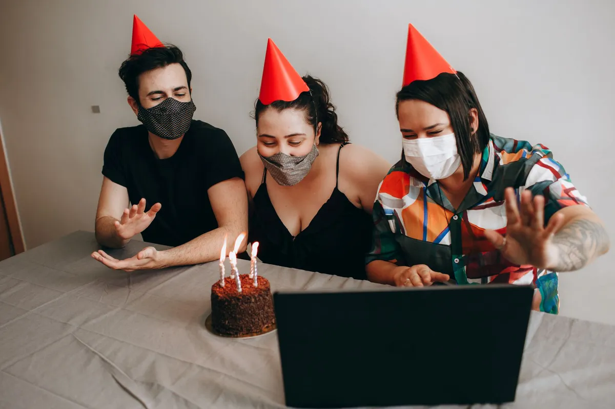 family during lockdown