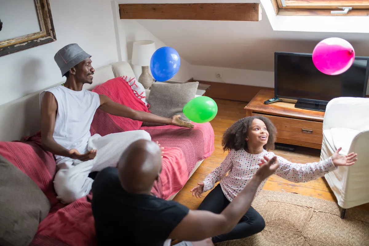 family enjoying time together