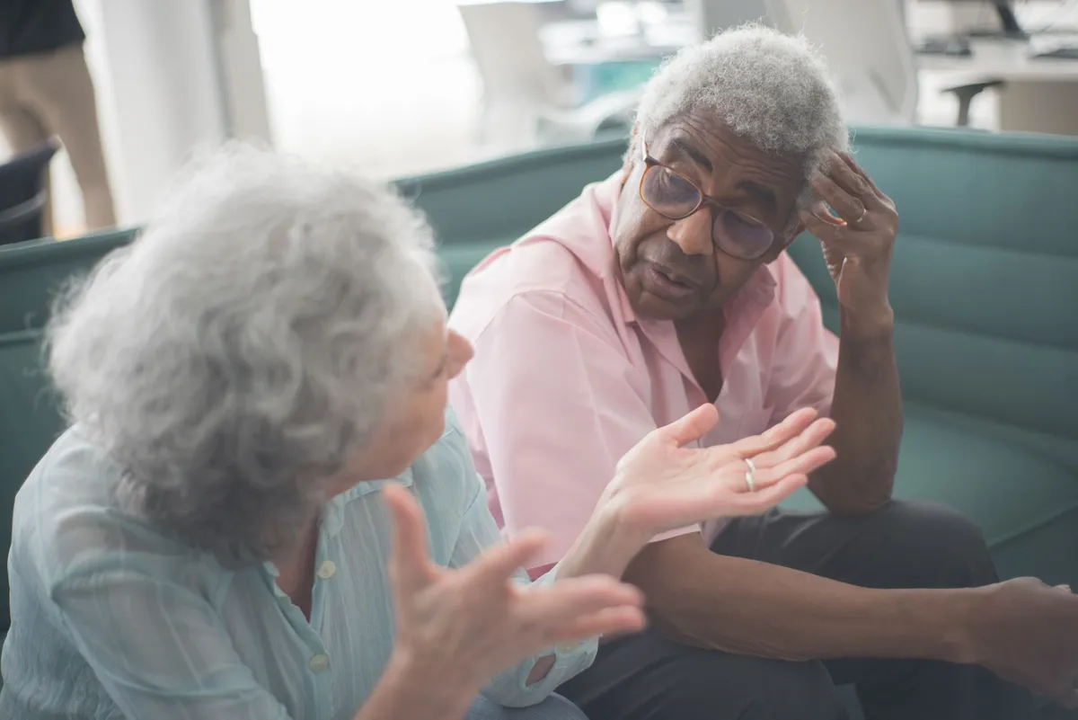 family discussion about aging