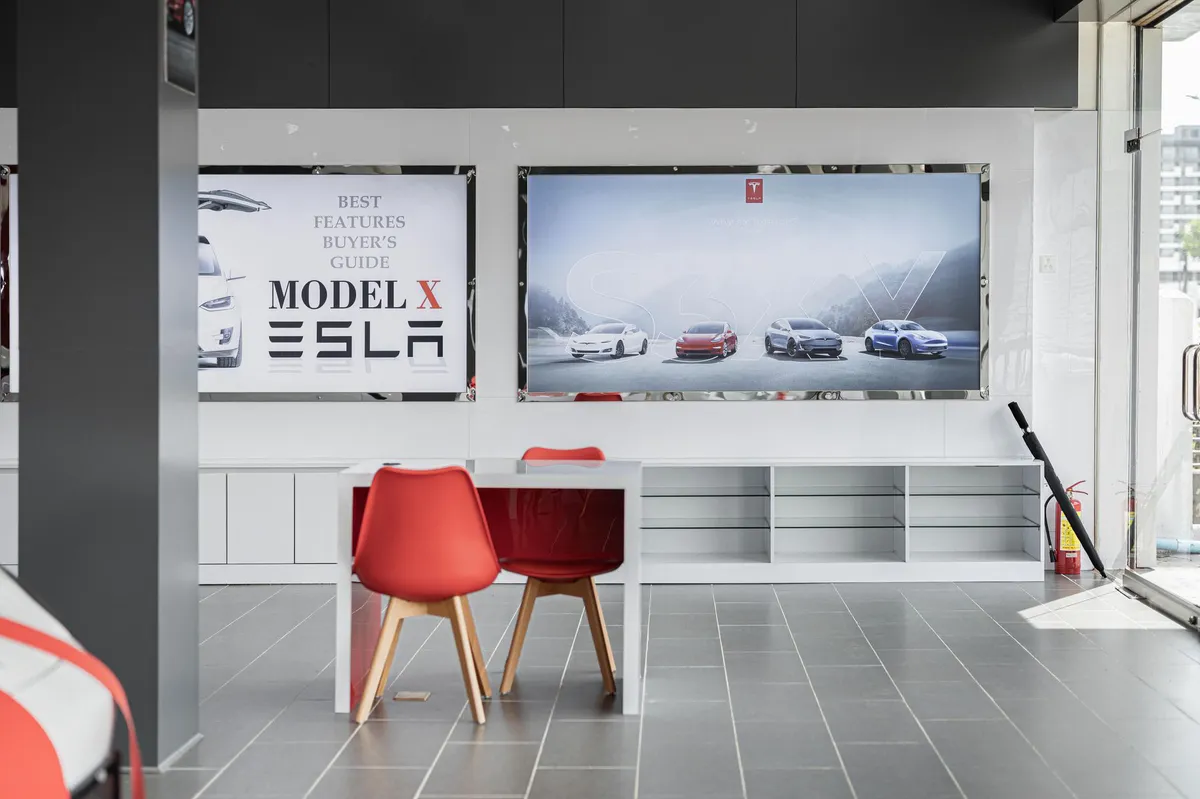 electric vehicle showroom