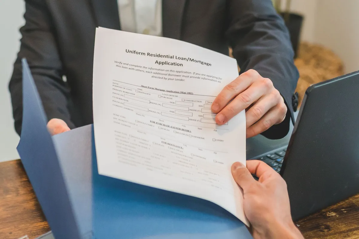 mortgage application paperwork