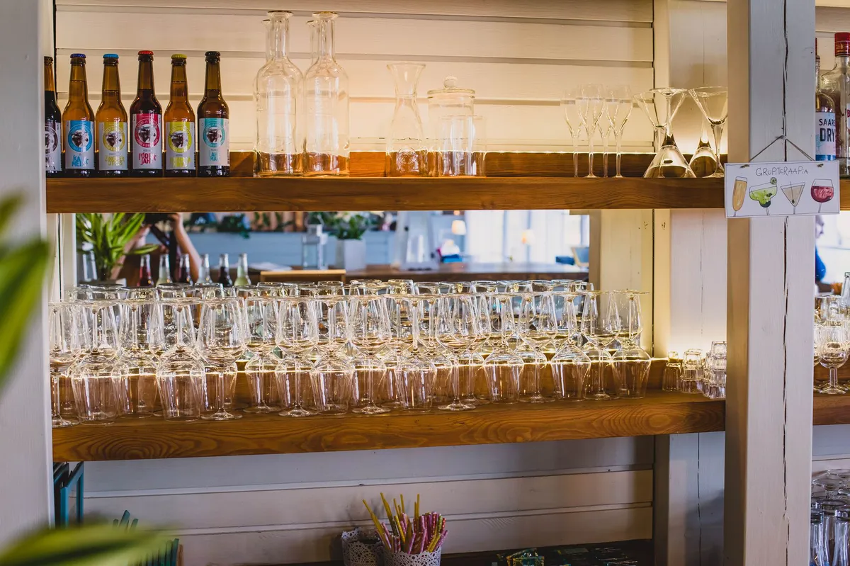 empty beer shelves