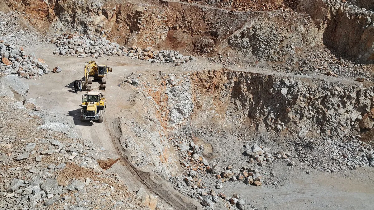 rare earth mining operation
