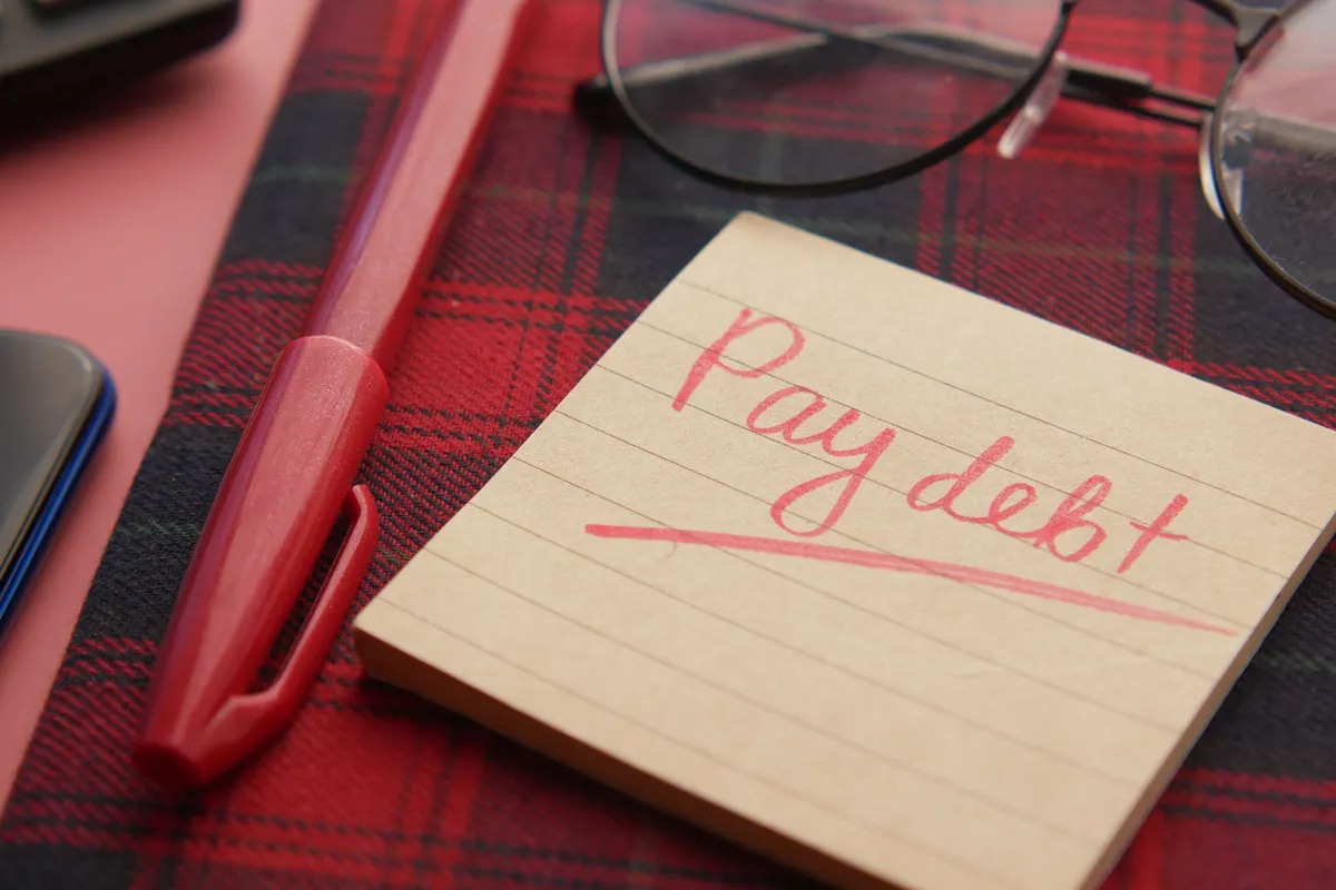 consumer debt concept