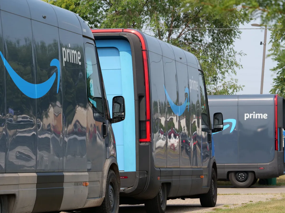 Amazon delivery truck