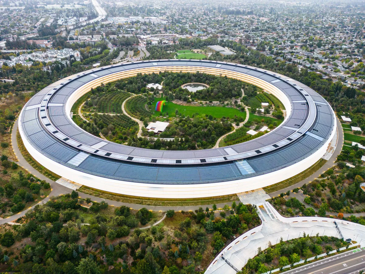 Amazon headquarters aerial view