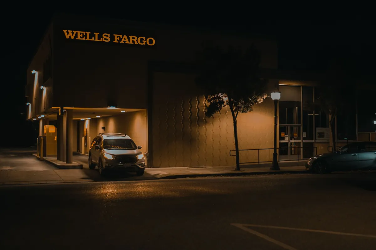 family banking at a bank branch
