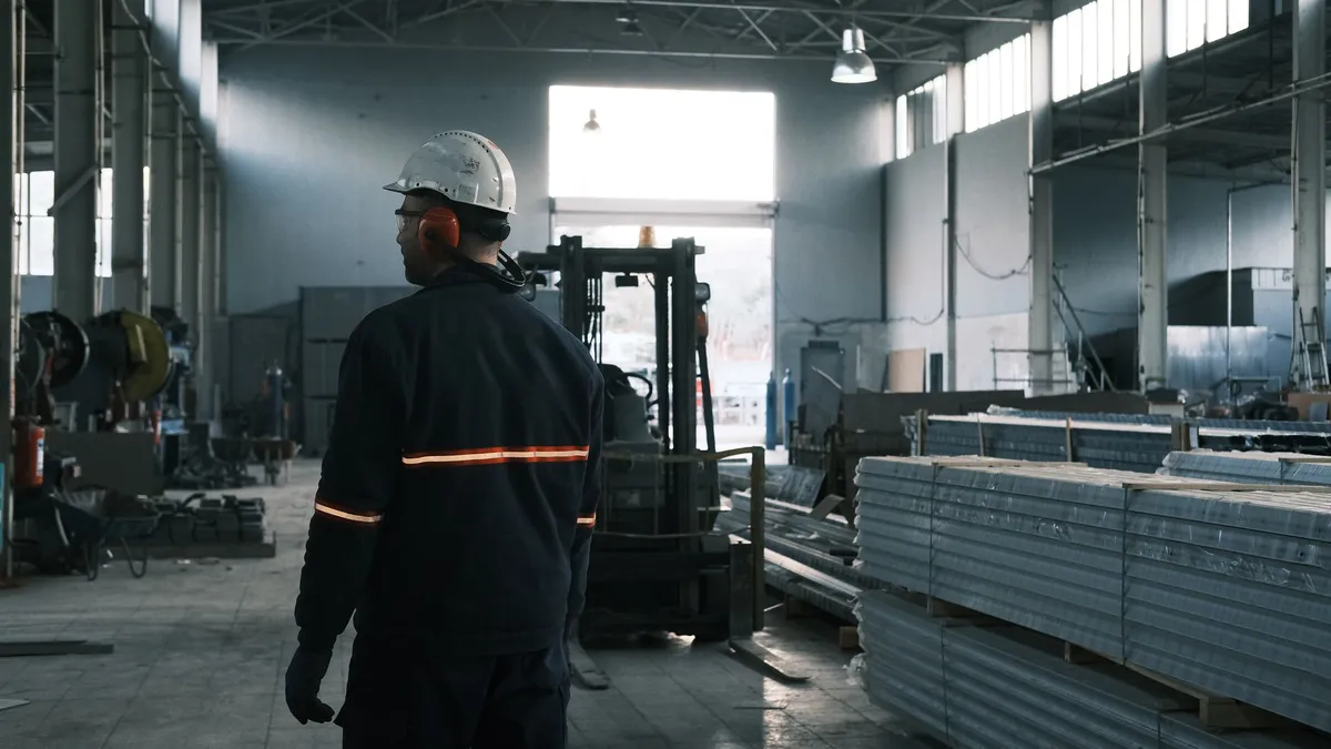 steel factory production
